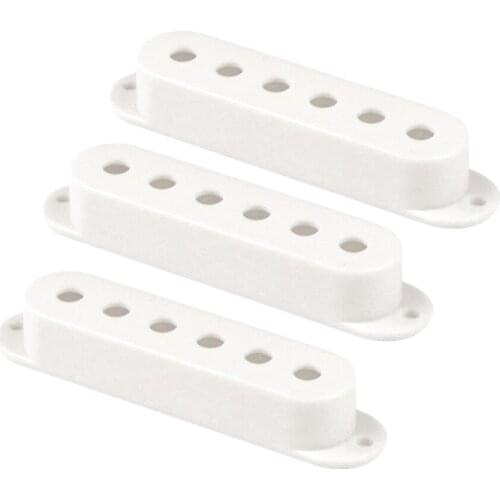 NEW 12pcs ST Guitar Single Coil Pickup Covers 48mm White Guitar Parts