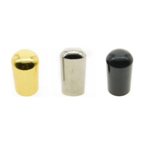 Ohello 1PC/2PCS METAL 3.5mm Tip Cap Button Fit for LP Guitar Accessories Brass 3way Toggle Switch Tip Electric Guitar Parts