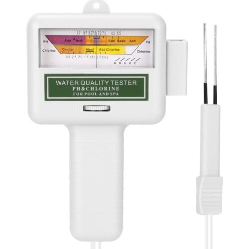 2 in 1 Chlorine PH Meter Tester Chlorine Water Quality Testing Device CL2 Measuring Swiming Tool For Pool Aquarium