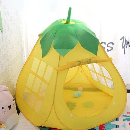 Portable Childrens Tent Ball Pool Camping Toy Tent For Kids Castle Play House Children Lovely House Pear Shape Beach Tent