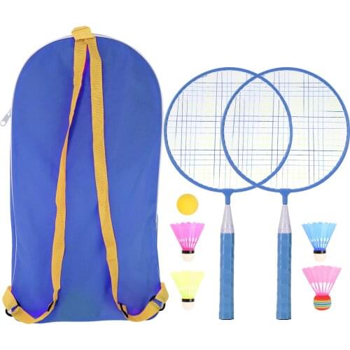 Badminton Racket for Children 1 Pair, Nylon Alloy Pracitical Professional Racquet Set for Children Indoor/Outdoor Sport Game