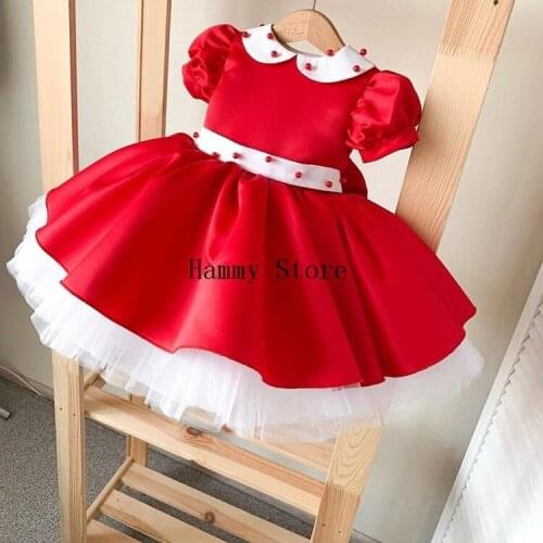 Puffy Tulle Baby Girls Dress Children Kids Dresses for Girls Birthday Party Dress Christmas Vestido Wear