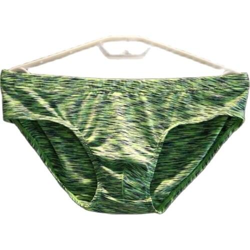 Sexy Men Plus Size Camo U Convex Pouch Briefs Low Rise Big Penis Pouch Underwear Camouflage Thong Gay Wear F8