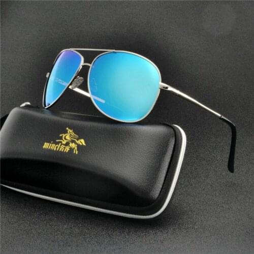 2019 Classic Polarizedpilot Sunglasses Men Women Driving Square Frame mirror Sun Glasses Male Anti-glare goggles UV400 FML