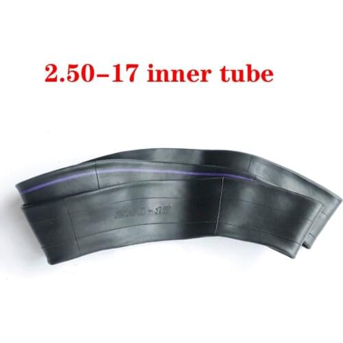 Heavy Duty Rubber 2.25/2.50-17 Tire Inner Tubes 17 inch with Straight Valve Stem for Honda CR85R Motorcycle