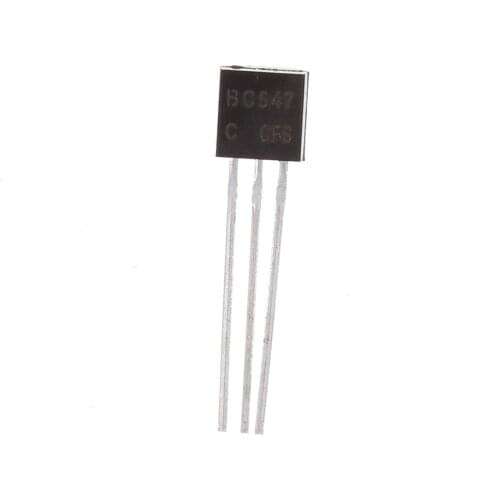 20PCS BC547C BC547 NPN Transistor TO-92 45V 100MA 625mW