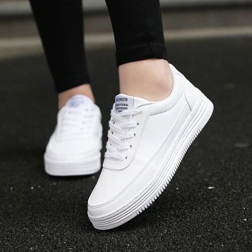 Large Size Womens Sneakers Leather PU Womens Sport Shoes Men Running Shoes Women Sports Shoes 2021