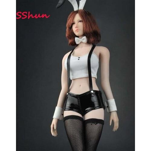 ZYTOYS ZY5029 1/6 Scale Female Rabbit Ear Women Clothing Model Clothes Set For 12'' Action Figure Body DIY