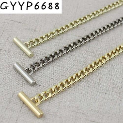 10PCS 3 colors 120cm 130cm DIY bag strap chain Wallet handle purse metal strap chain strap replaced bag strap