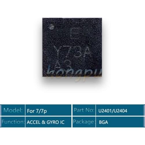 5pcs/lot U2401/U2404/MPU-6900 For iphone 7/ 7plus/7 plus CARBON - ACCEL Gyroscope IC Accelerometer GYRO IC Chip