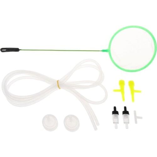9Pcs DIY Aquarium Brine Shrimp Incubator Hatching system Cap Connection Tee Regulator Hose Check Cultivation Kit For Ornamental