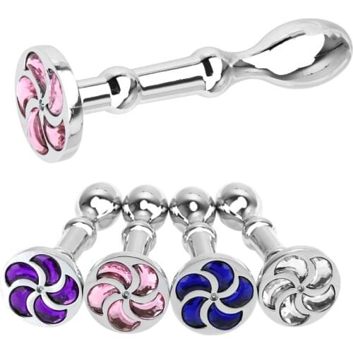 Moon Shape Jewelry Anal Toys Butt Plug Sex Toys For Woman Men Prostate Massager Metal Anal Plug Butt Stimulation