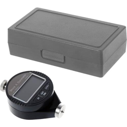 Digital Durometer Shore A Tester Rubber Hardness Meter 0~100HA For Plastic Leather Wax 203C