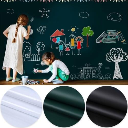 Decor Sticker Board Wallpaper For Kids Rooms Stickers Contact Chalk Board Blackboard Paper Chalkboard Wall Art Draw