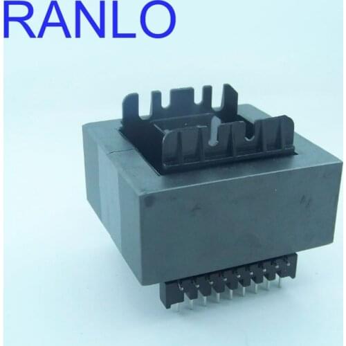 EE70B 4KW Large Power Transformer Bobbin Frame PC40 EE70/33/32 Magnet Ferrite Core 18pin PTH Horizontal