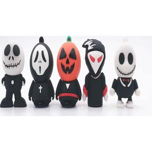 Pendrive Halloween Model Cartoon Usb Flash Drive Waterproof Pen Drive 4GB 8G 16GB 32GB 64G 128GB 256GB Memory Flash Stick U Disk
