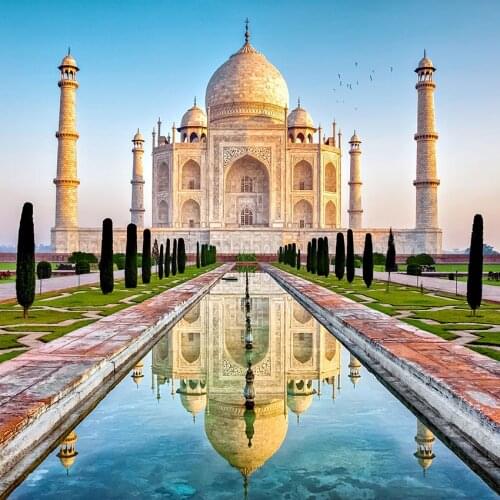 India Taj Mahal backgrounds art portrait photo vinyl scenery photography backdrops for kid photo Studio props photocall LV-1252