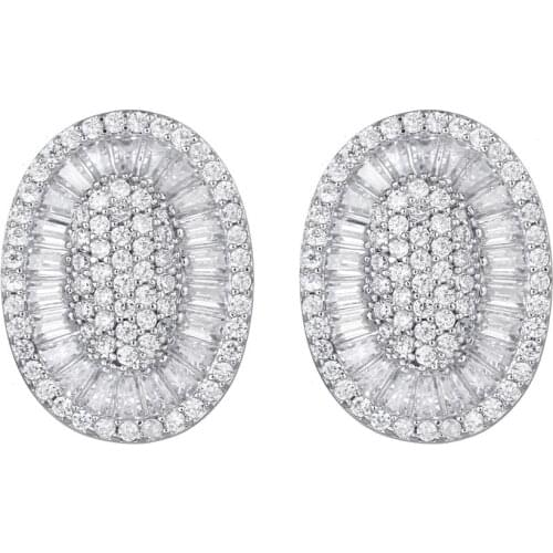 Bettyue Classic Oval Appearance Full Of Cubic Zircon Distinctive Earring In New Trendy Party For Women Decoration Fancy Jewelry