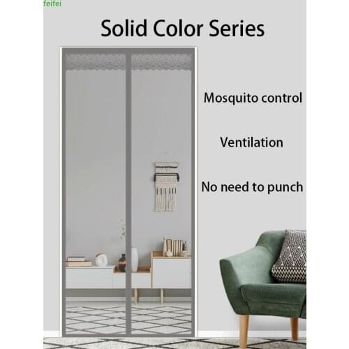 2020 New Indoor Insect Fly Screen Magnetic Curtain Mesh Bug Mosquito Netting Door Anti Mosquito Net For Kitchen Door Magnet