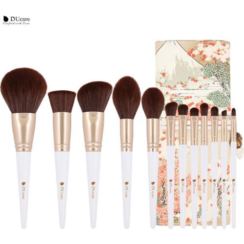 DUcare 12PCS Makeup Brushes Set Cosmetic Powder Eye Shadow Foundation Blush Blending Make Up Brush Tools Chinese Style Maquiagem