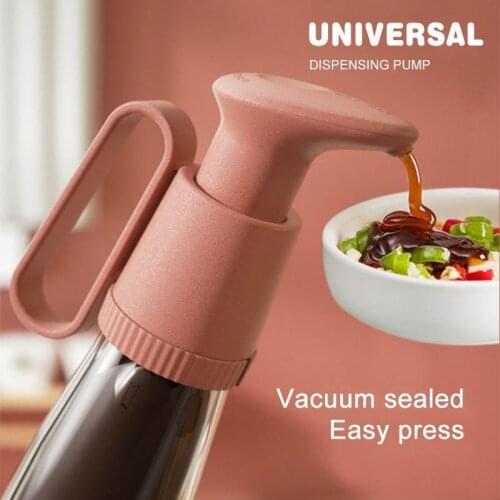 Jam Bottle Pump Oyster Sauce Dispensers Ketchup Vinegar Bottle Head Pressure Push-type Nozzle Home Kitchen Dispensing Pump Tools