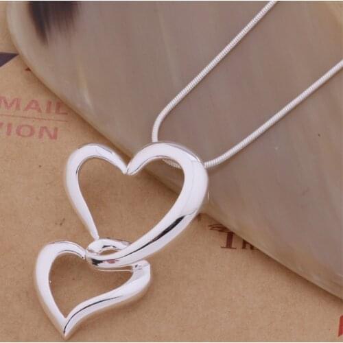 Wholesale High quality silver plated Fashion jewelry chains necklace pendant WN-143