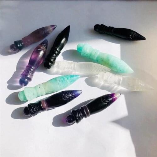 Natural rose crystal Pendant for Men Women DIY Necklace Chain Jewelry Lovers Birthday Gift