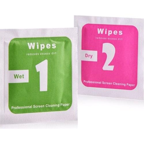 10Pcs/Lot Camera Lens Cleaning Cloth LCD Screens Dust Removal Wet Dry Wipe Paper