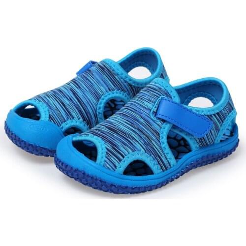 Sandals Summer Kids Baby Girls Boys Non-slip Outdoor Sneakers Soft Sole Hook Beach Sandals Children Sandals Girls