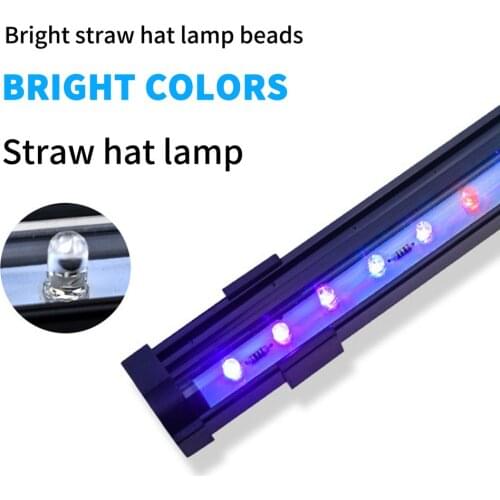 Aquarium LED Bubble Light Strip Color Changing Bubble Lighting Waterproof Fish Tank Decoration Low Power LED
