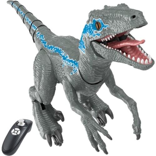 65 CM RC Dinosaur Intelligent Raptor Spray Remote Control Walking Singing Dancing Touch Sensing Animal Kids Pet Toys Boys Gifts