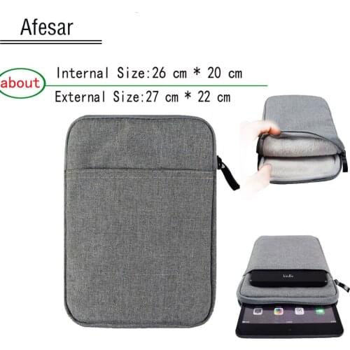 Universal 9.7 10.1 inch Tablet bag case for apple iPad 2 3 4 Air 3 10.5 cover less than size: 26.5*20cm