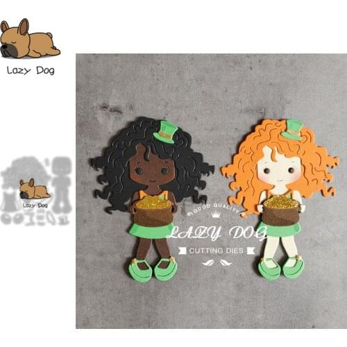 St. Patricks Day Metal Cutting Dies Scrapbooking Stencil DIY Mold Knife Craft Embossing Die Cuts Card Making New Dies For 2021