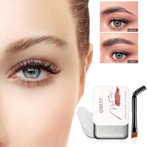 Eyebrows Wax Eyebrow Shaping Cream Eyebrow Soap Kit Brows Styling Clear Solid Gel For 3D Makeup Eyebrow Enhancer Makeup Gel