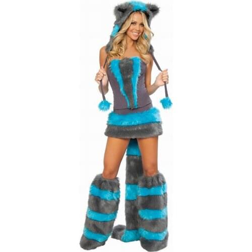 20 Unique Design Sexy Cat Costume 3S1150 Halloween Furry Cheshire Cat Corset Costume Free Shipping Sexy Masquerade Costume