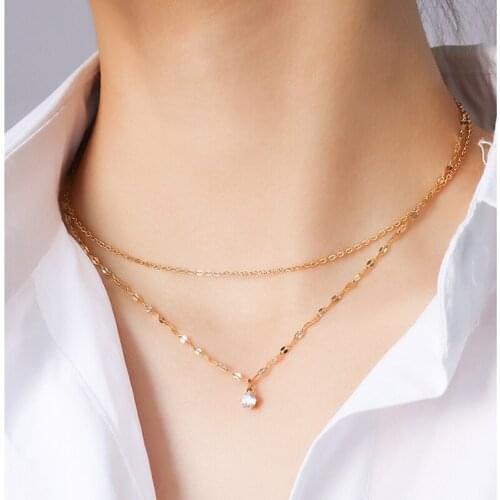 14K Gold Filled Double Choker ,Wrap Double Choker Necklace,2 in 1 Wrap Choker Necklace, Layering Choker ,CZ Choker