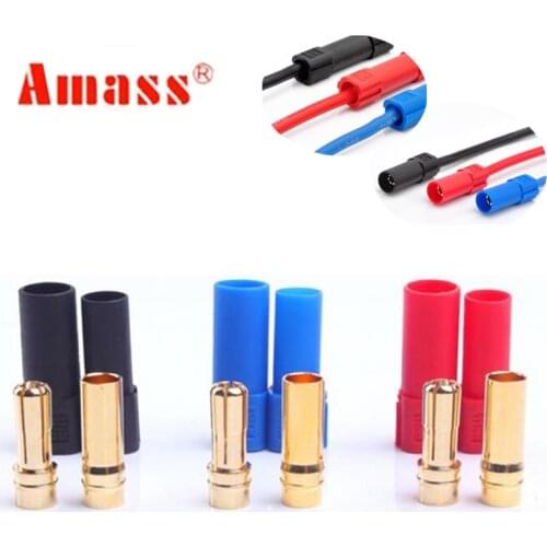 1 pair XT150 AMASS Connector Adapter 6mm Male/Female Plug High Rated Amps For RC LiPo Battery 20%Off