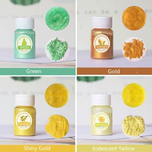 24 Colors Mica Mineral Powder Epoxy Resin Pigment Pearlescent Pigment Colorant