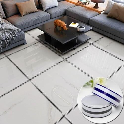 500CM Gold Self Adhesive Tile Sticker Floor Line Decals Waterproof wall Gap Sealing Foil Tape home furniture decoration Strip