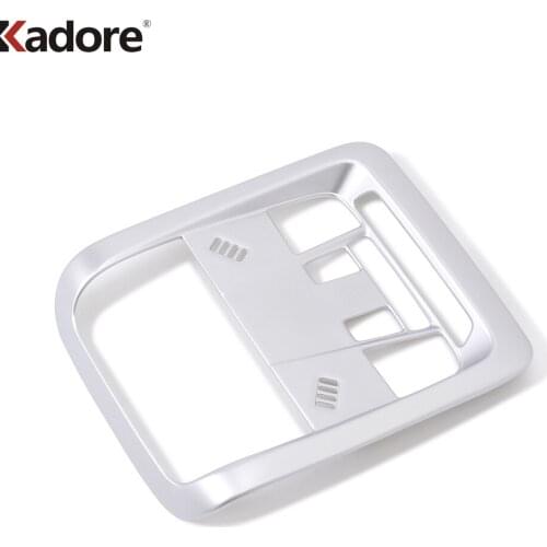 Car Interior Accessories For Chevrolet Holden Equinox 2018 2019 2020 ABS Matte Front Reading Light Cover Trim Frame Sticker