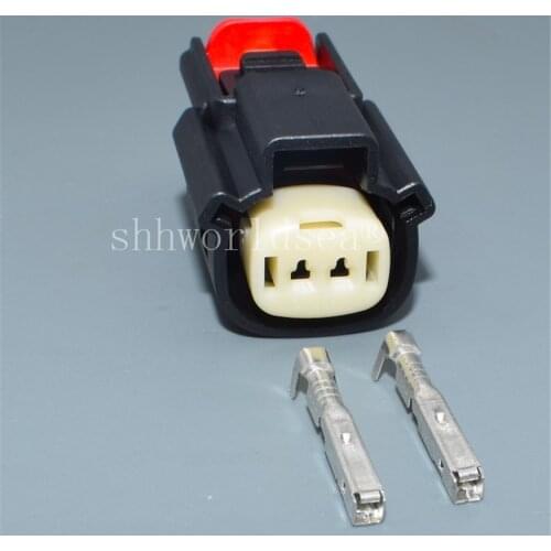 Shhworldsea 2 Pin 33471-0201 33481-0201 Auto Lamp Socket waterproof Automotive Temperature Sensor Connector For BUICK Excelle Ve