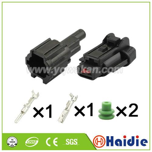 5sets 1pin Auto electric plastic plug wiring harness cable waterproof connector 6185-0862