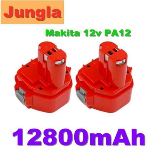 Power Tool Rechargeable battery Pack 12V 12800mAh Ni-CD for Makita Drills bateria 1220 1222 1233S PA12 1235B 638347-8-2 192681-5