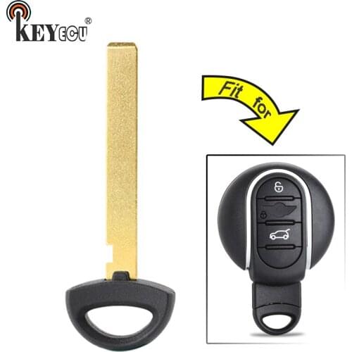 KEYECU for BMW Mini Copper All Models 2015-2018 Replacement Smart Car Key Remote Insert Blade Case Fob FCC: M3N-A2C93142600