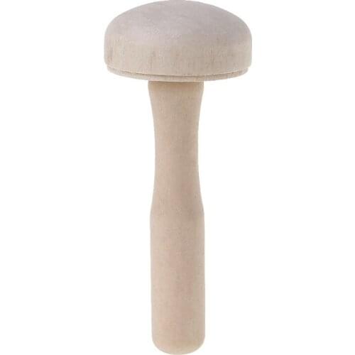 Wooden Mushroom Roller Paper Printing Ink Rubbing Use Art Craft Printmaking Tool