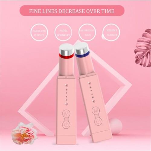 Electric Vibration Eye Face Massager Red Light Care Eye Beauty Devices Anti-Ageing Wrinkle Dark Circle Removal Eye Massager
