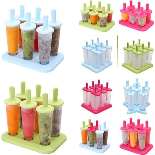 Ice Lollipop Mould Ice Maker DIY Summer DIY Popsicle Molds Ice Cream Makers Kitchen Tools Reusable Frozen Pop Moulds