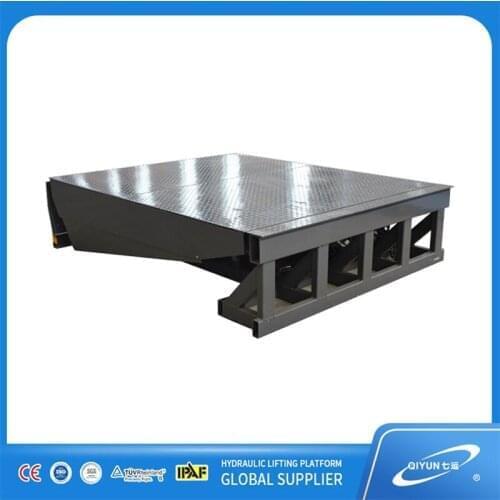 China Qiyun Factory Directly Sale 6 Tons Forklift Use Loading and Unloading Ramp Dock Leveler With CE ISO