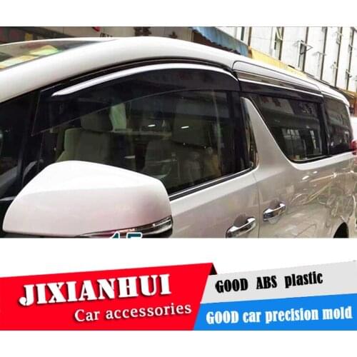 For Honda city Window Visor For Honda city 2015-2017 Vent Shades Sun Rain Deflector Guard 4PCS/SET Car Styling