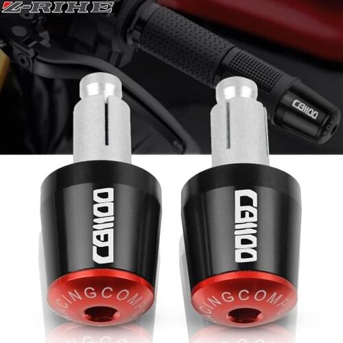 Motorcycle Accessories 7/8'' 22MM Handlebar Grips Handle Bar Cap End Plugs For Honda CB1100/GIO special CB 1100 2013-2018 2017